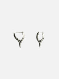 Mini Lola Needle Earrings,MELISSA KAYE,WHITE GOLD,Image 4