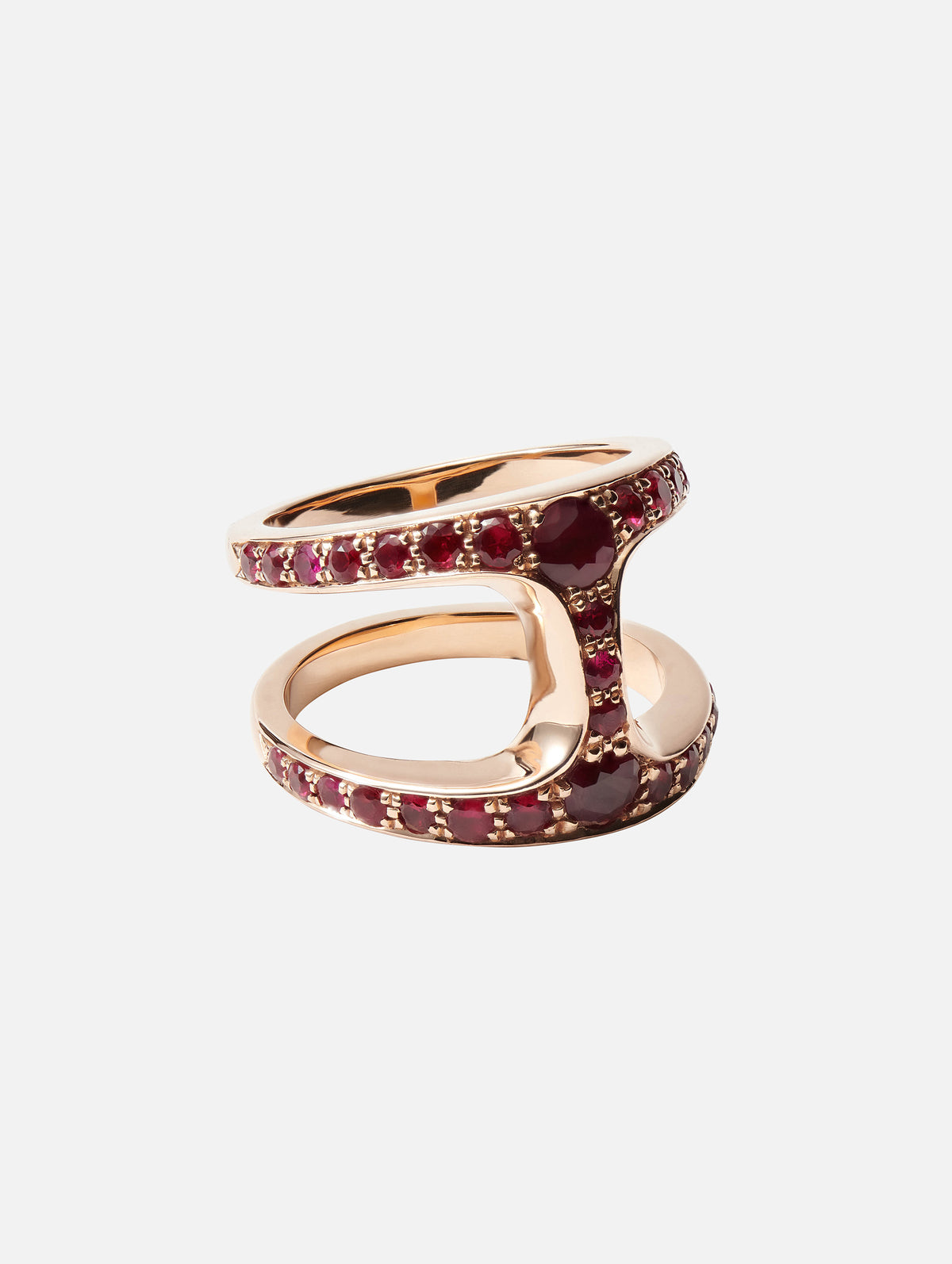 Phantom Ring With Rubies,HOORSENBUHS,ROSE GOLD,Image 3