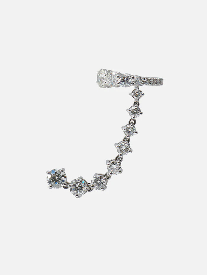 Sadie Earring,MELISSA KAYE,WHITE GOLD,Image 1