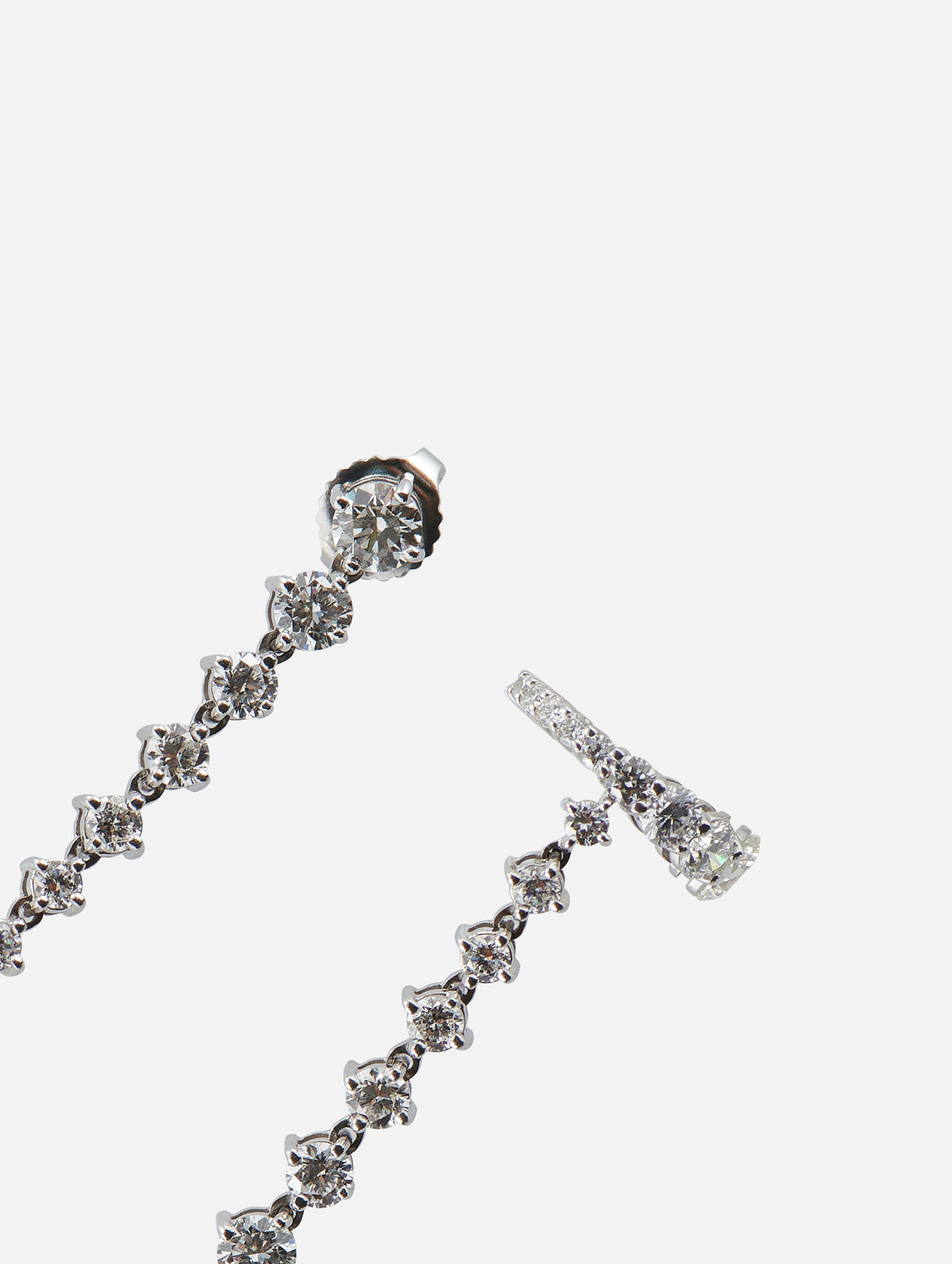 Sadie Earring,MELISSA KAYE,WHITE GOLD,Image 2