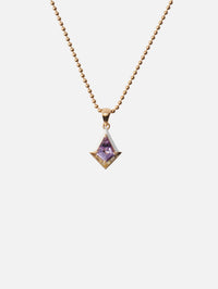 Amethyst and Lemon Quartz Twinkle Necklace,EMILY P WHEELER,ROSE GOLD,Image 1