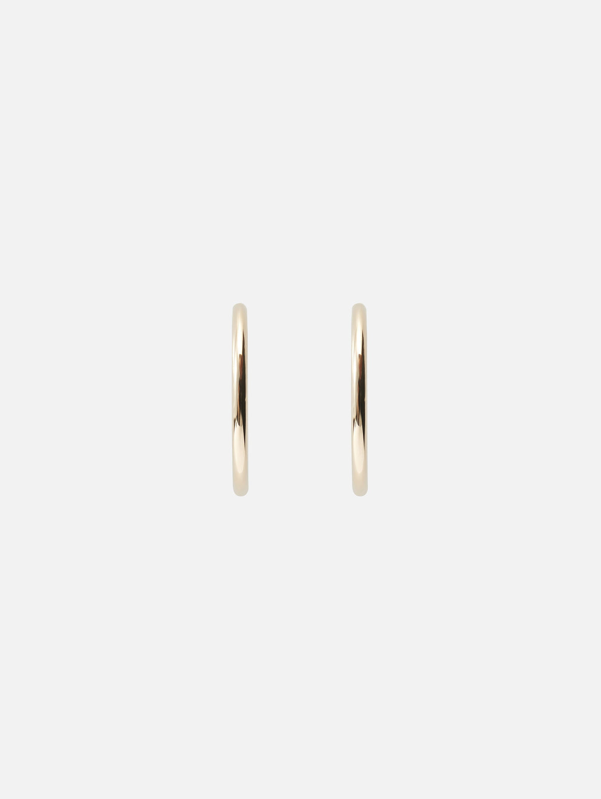 1" Skinny Hoops,SHYLEE ROSE,WHITE GOLD,Image 8